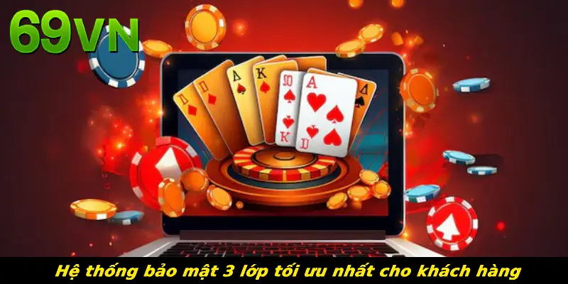 Hệ thống bảo mật 3 lớp tối ưu nhất cho khách hàng